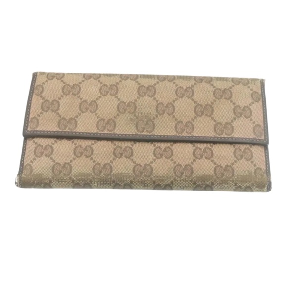 Gucci Handbags - Gucci GG Canvas long Wallet XL 7.5x5